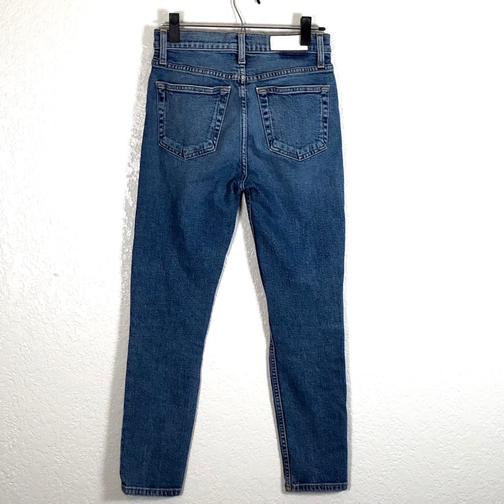 Re/done high rise ankle crop stretch sz. 27